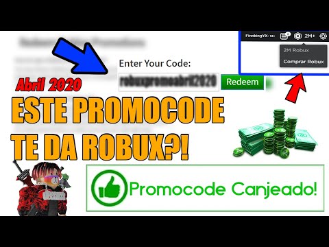 Este Promocode Te Da Robux Abril 2020 Roblox Youtube - promocodes de roblox 2020 abril