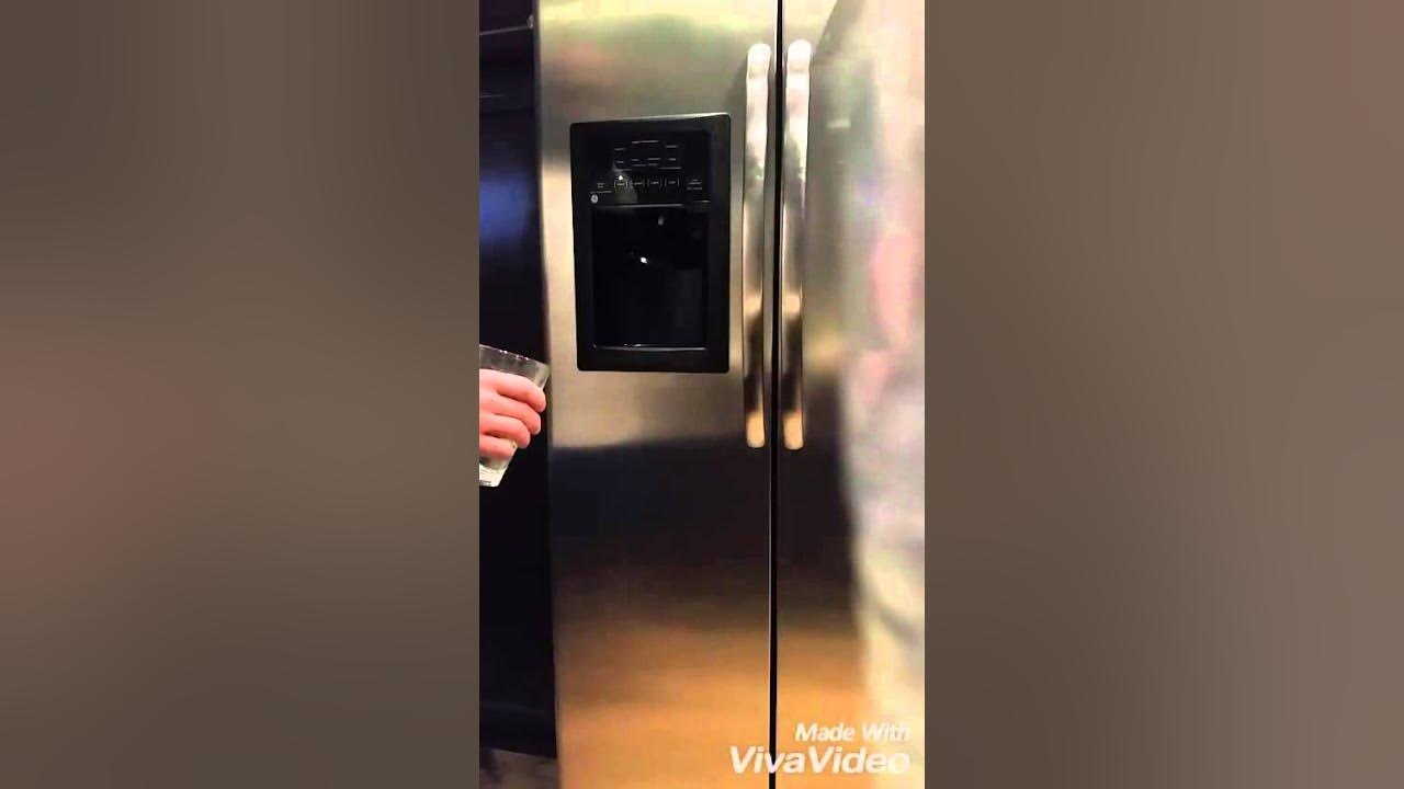 How to fix GE refrigerator frozen water line in under 5 minutes YouTube