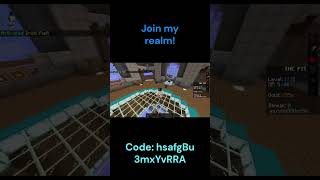 Join my realm! #minecraft #mcpe #minecraftbedrock #minecraftrealm #minecraftbedrockedition