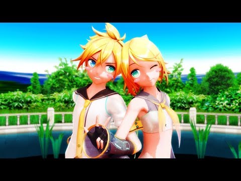 【MMD】エレクトリック・マジック【YYB Kagamine Rin Len 10th anniversary】 45 fps