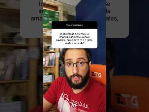 Vídeo: Como fazer uma tala de tração para um fêmur fraturado: 10 etapas