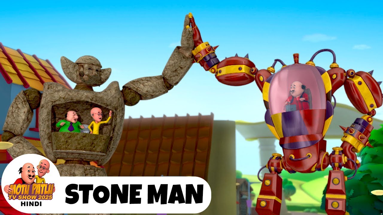 Stone Man | पत्थर का आदमी | मोटू पतलू Ep 359 | Motu Patlu Tv Show 2025 Hindi