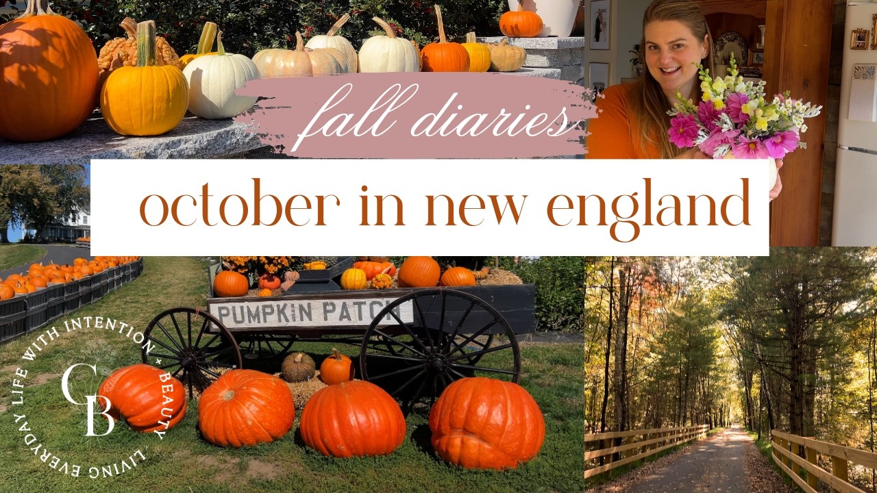 Самый красивый осенний день в Новой Англии | Фермерские лавки, флористика и декор крыльца