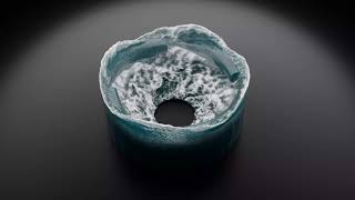 FLIP fluids vortex made in blender