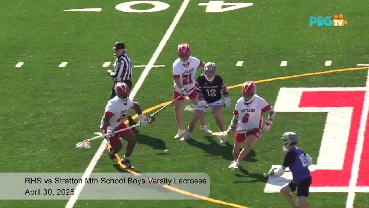 RHS vs Stratton Mountain School Boys Varsity Lacrosse, April 30, 2025