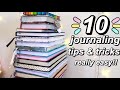 10 journaling tips and tricks (for beginners) - really easy!!