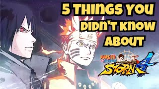 5 Things You Didn't Know About Naruto Storm 4