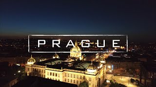 Prague, Czech Republic By Night | 4K Drone Footage