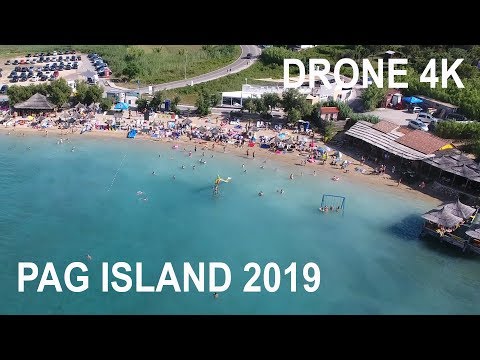 Best Beaches On Island Pag 2019 - Croatia - Drone 4K