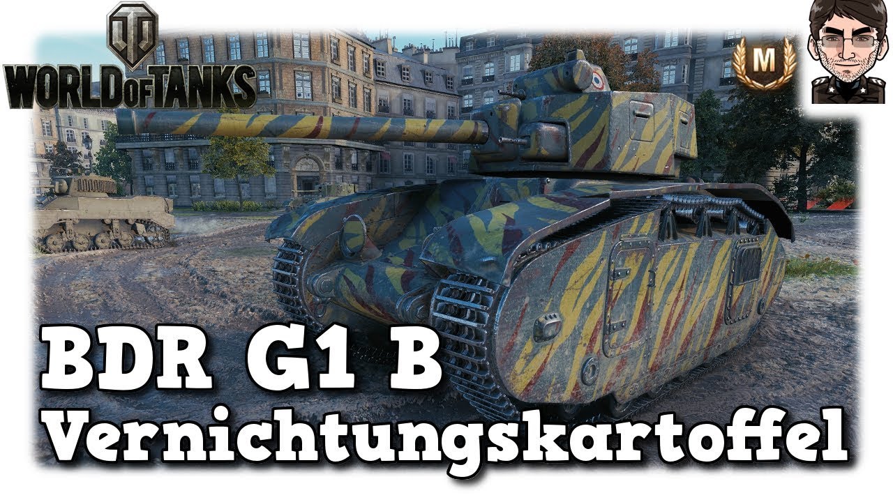 lets play a little game World of Tanks - BDR G1 B, Vernichtungskartoffel [deutsch]