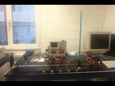 Model Predictive Embedded Tracking Control of an Inverted Pendulum