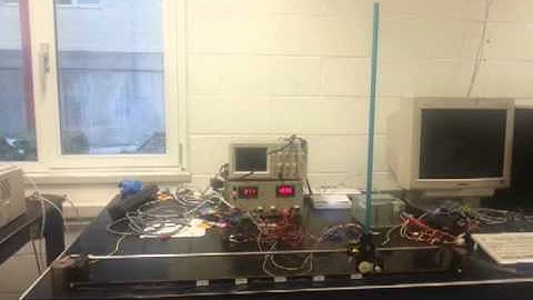 Model Predictive Embedded Tracking Control of an Inverted Pendulum