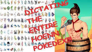 Pokemon ASMR - Dictating The Entire Hoenn Pokedex screenshot 2