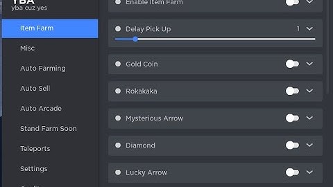 ROBLOX Your Bizarre Adventure Script Hack GUI Item Farm/God mode/Auto farm  *STILL WORKING*