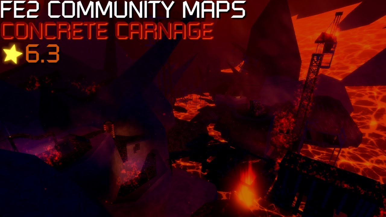 FE2 Community Maps - Concrete Carnage (Crazy+) - YouTube