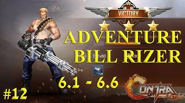 Contra Return Indonesia #12 - Adventure with BILL RIZER stage 6.1-6.6
