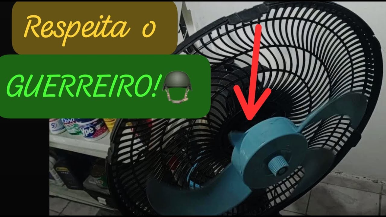 Ventilador de Guerra: De 6 pra 2 Pás!💥