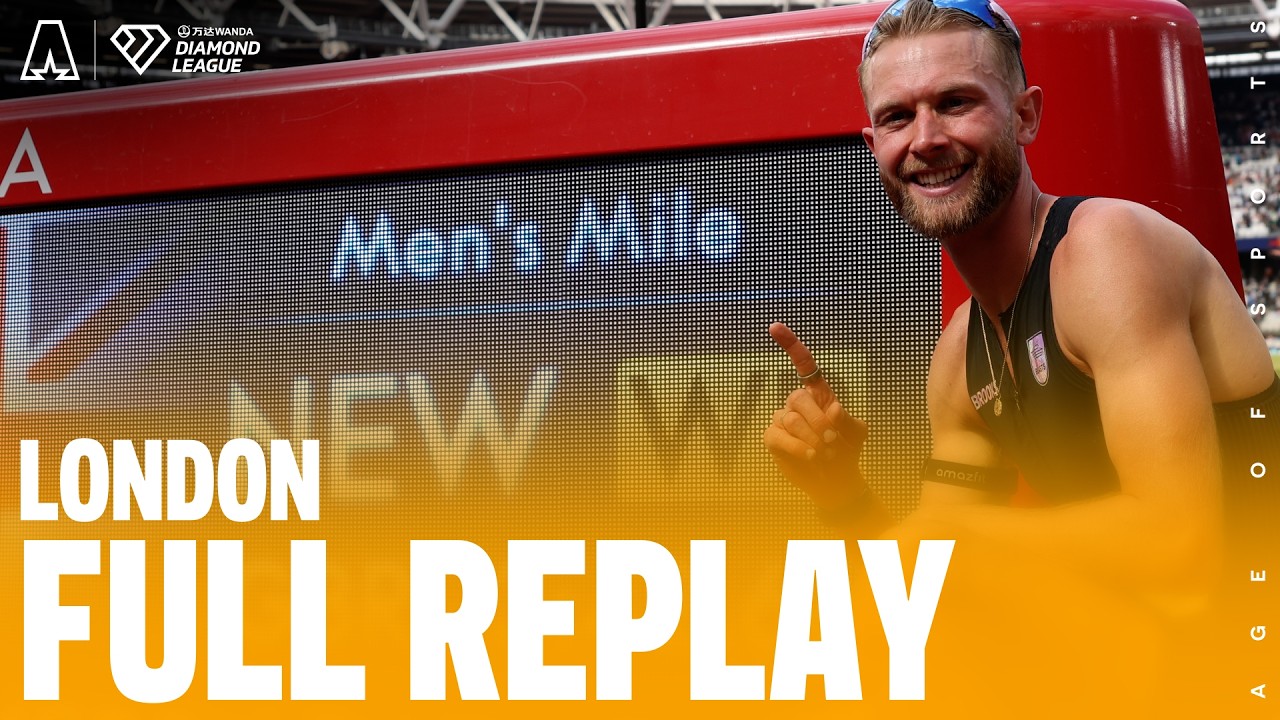 FULL REPLAY | Josh KERR sends LONDON crowd wild with 1 Mile WORLD RECORD! | WANDA DIAMOND LEAGUE 💎