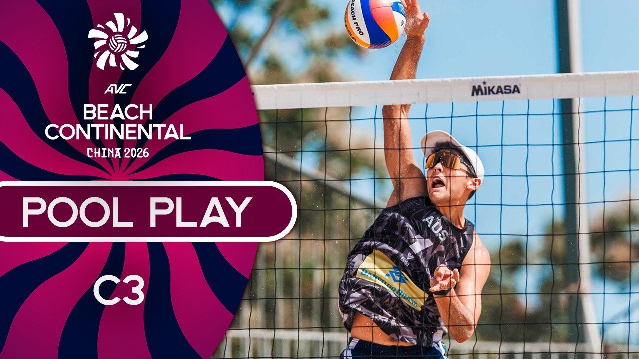 Pool Play - AVC Beach Continental 2026 | Shangluo - C3 | Evening Session