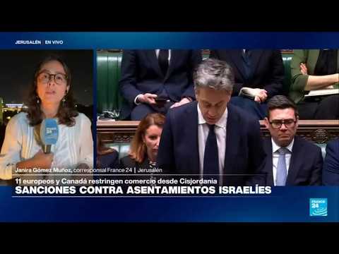 Reino Unido y 11 países más anuncian medidas contra asentamientos israelíes en Cisjordania ocupada