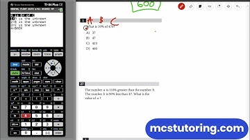 Solve ANY SAT Percent Problem in Seconds | TI-84 Calculator Program Tutorial #satprep #ti84programs
