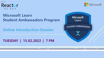 Microsoft Learn Student Ambassadors Program (Hebrew)