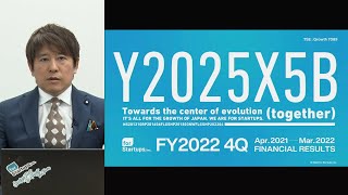フォースタートアップス[7089] 2022年3月期決算説明会