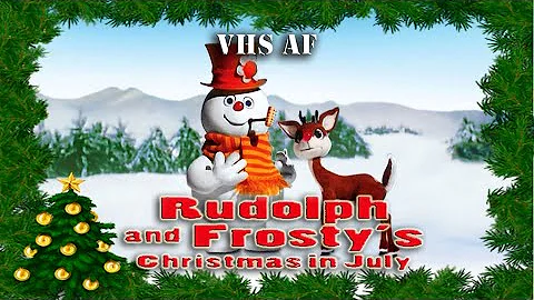 VHS AF Review  -  Rudolph and Frosty's Christmas In July (1979)