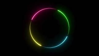 Neon fire circle I Purple Heart Background | Neon Heart Tunnel Loop 4 Hours I Lovlet