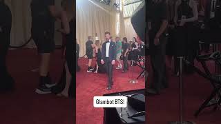 Nice to see you Will Marfuggi! 🤍 #Glambot #Oscars2026 #RedCarpetFashion