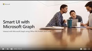 Microsoft Graph Training Module Smart UI with Microsoft Graph, Pickers and Cards