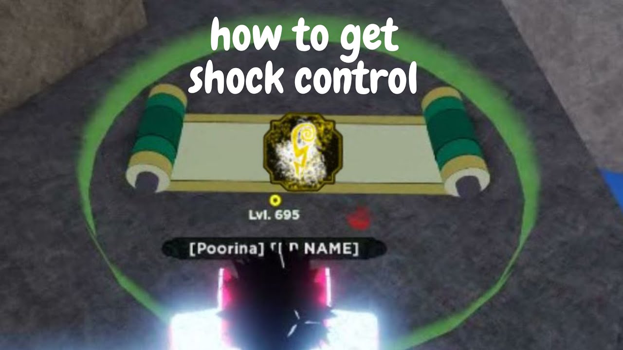 [shindo life] how to get shock control YouTube