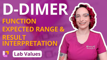 D-Dimer: Adult Lab Values - Expected Range & Result Interpretation,  Nursing students | @LevelUpRN