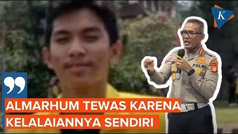 [FULL] Pernyataan Polri soal Kasus Mahasiswa UI yang Tewas Ditabrak Pensiunan Polisi di Jagakarsa