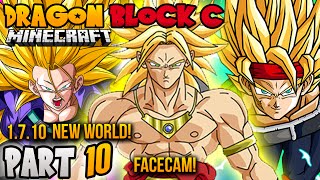 Minecraft: Dragon Block C: Super Upgrade! New World! - (Minecraft Mod) - Episode 10 w/ Facecam