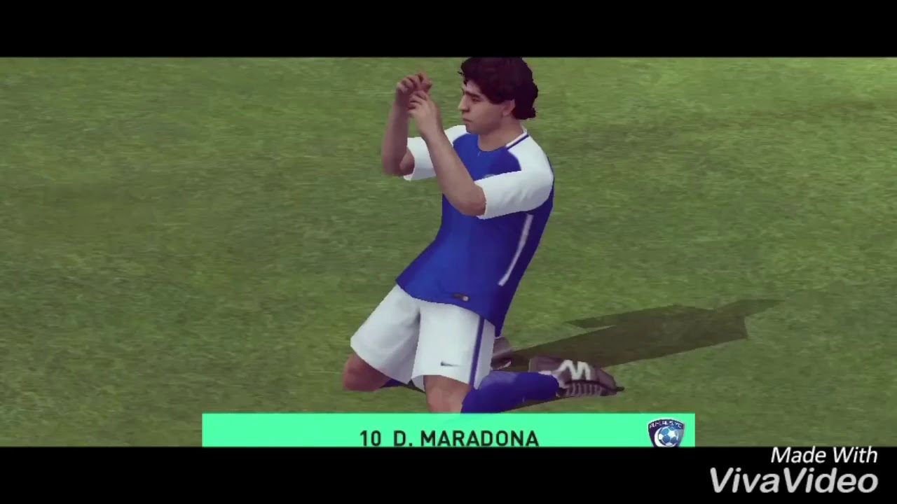 D.Maradona best ever goals in PES18 YouTube