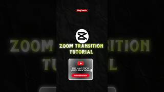Zoom transition tutorial #capcutedit #mobileediting #shorts