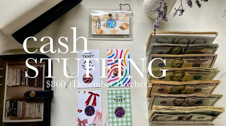 Cash Envelope Stuffing | December Paycheck 🤍