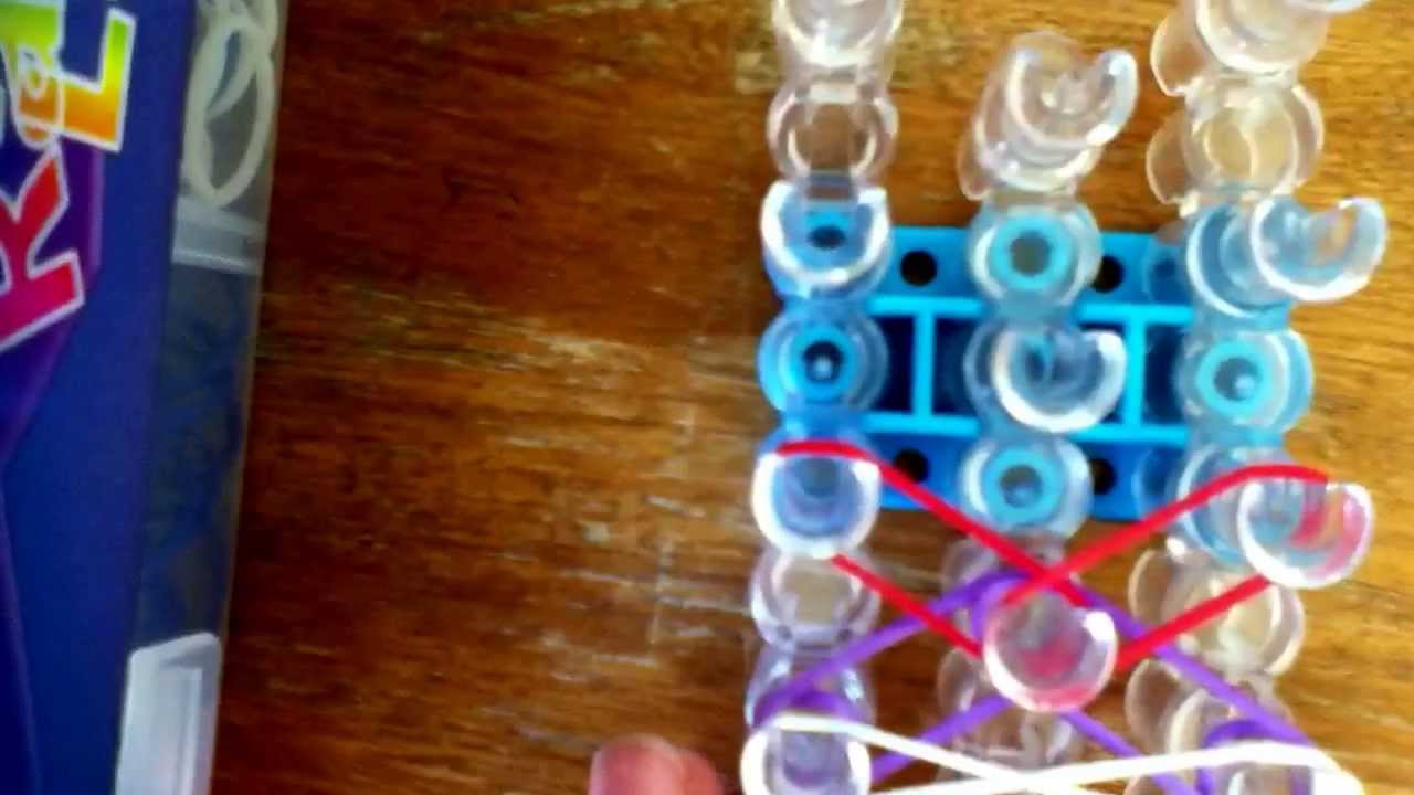 How to make the butterfly blossom rainbow loom bracelet!!!!! YouTube