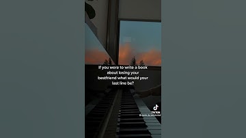 If you were to write a book about losing your best friend what would your last line be? #shorts