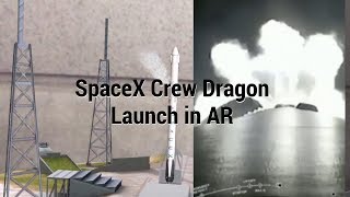 Launch 321 App - SpaceX Crew Dragon Capsule Launch in AR & Live Video screenshot 2