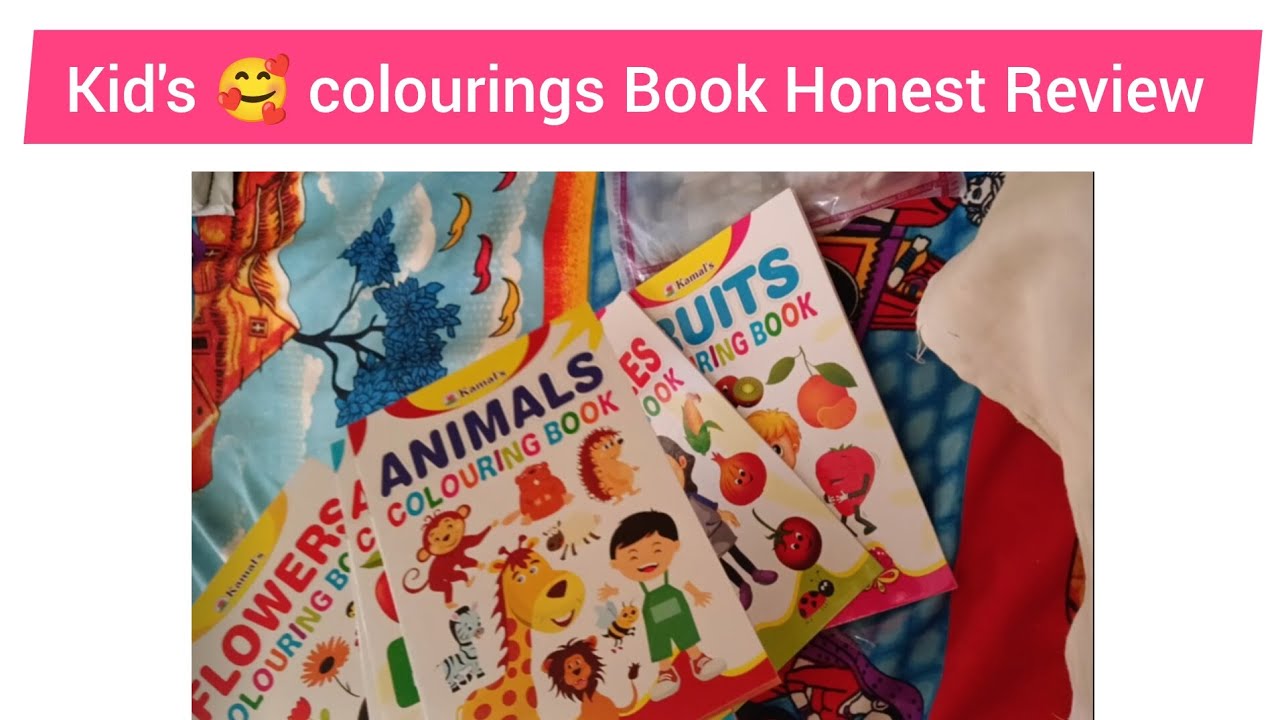 Learnings with Coloring 🤓Best kids colouring book. Honest review book from Messho 