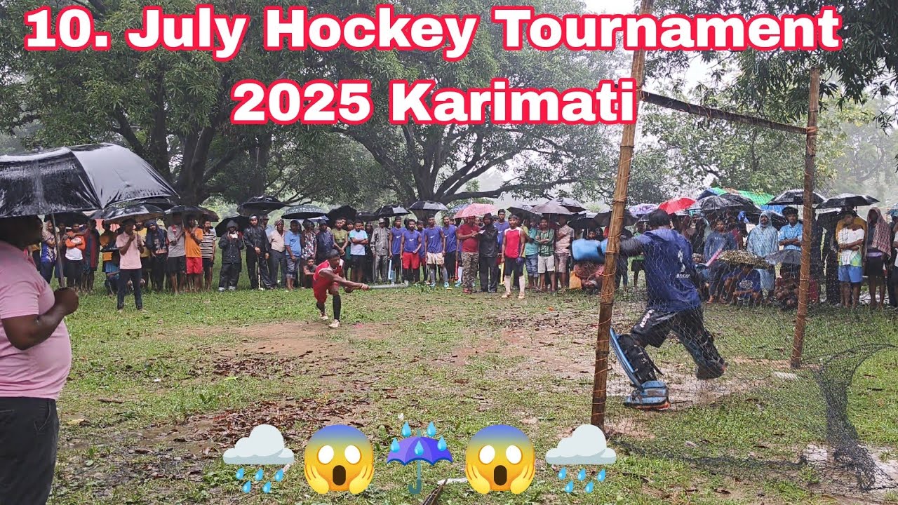 🌧️🫣 Best hockey shootout match today // 🏟️Karimati hockey field 2025