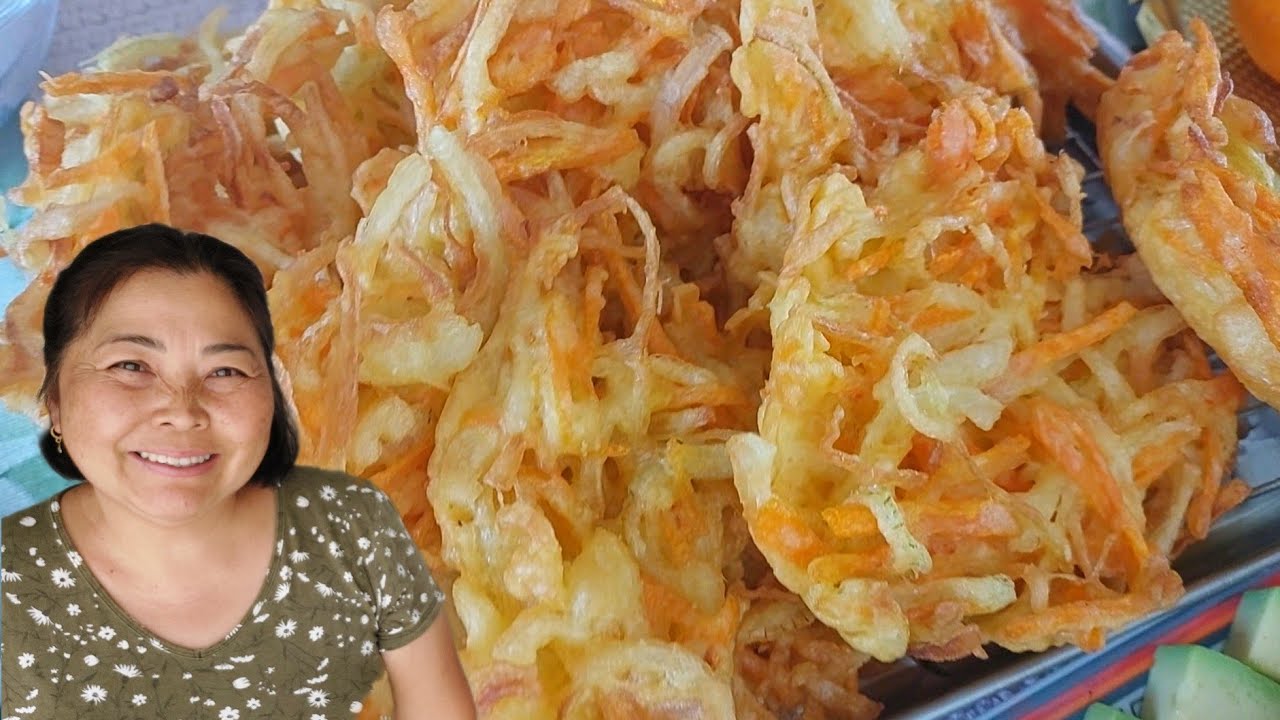 FIZ TEMPURÁ SEM GLÚTEN DE CEBOLA COM CENOURA BEM SEQUINHO E CROCANTE COM UM INGREDIENTE SECRETO