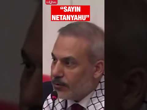 Hakan Fidan'ın Netanyahu'ya "Sayın" demesi sosyal medyada gündem oldu #shorts #hakanfidan #keşfet