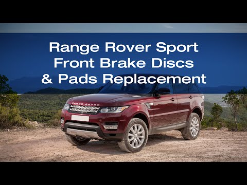 Replacing the Front Discs and Pads on a 2016 Range Rover Sport.