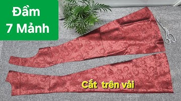 ❤️❤️ 8️⃣ Cắt trên vải 💥Đầm 7 Mảnh  ( Đầm 8 Mảnh)