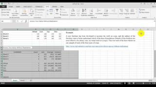 ANOVA: Two factor without replication