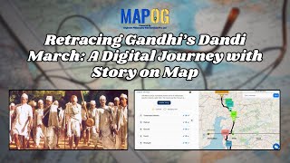 Gandhi Ji's Dandi March: A Path to Freedom | Explore the Journey with MAPSTORY #gandhiji #story #map screenshot 3
