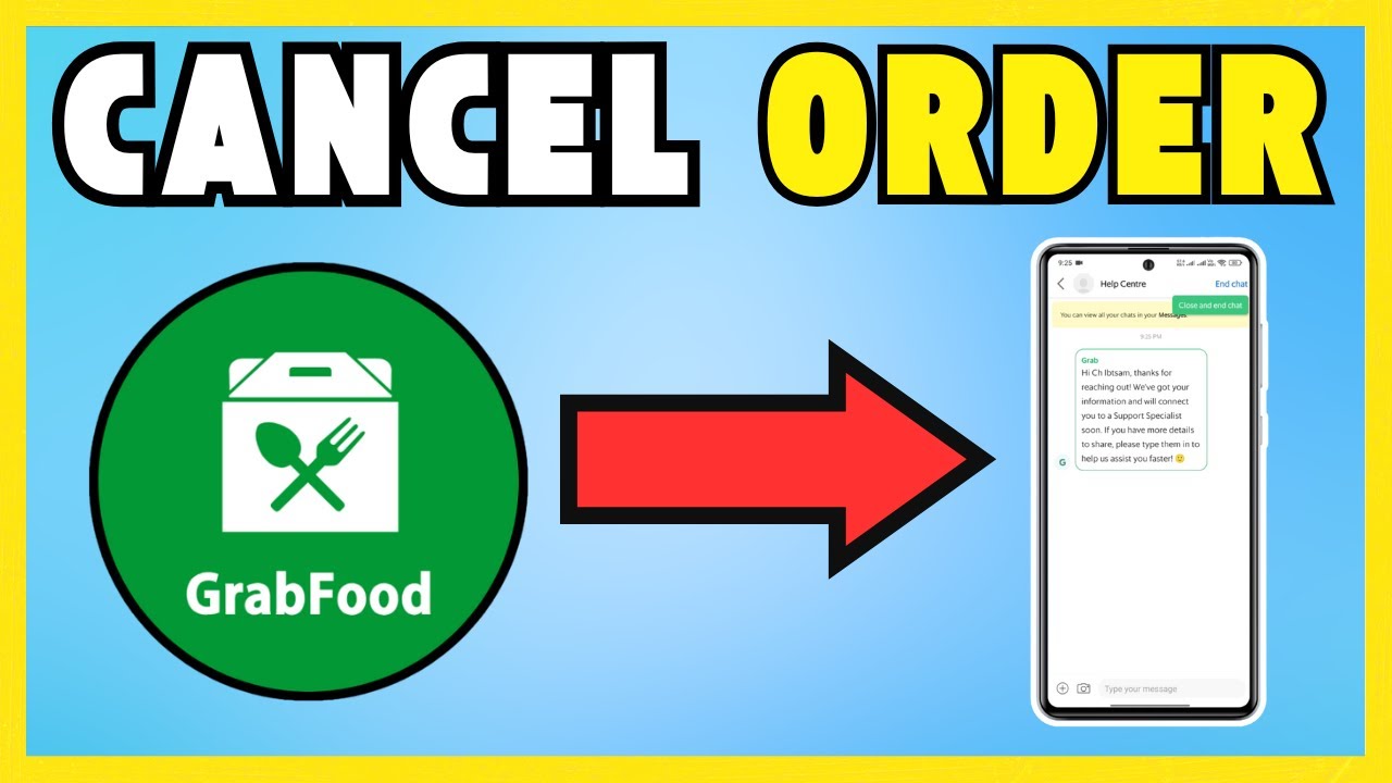 How To Cancel Order In Grabfood - Grabfood Order Cancellation - YouTube